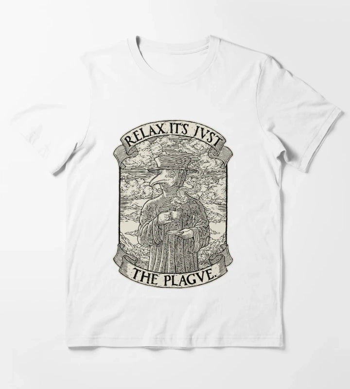 The Chillest Plague Doctor T-Shirt White