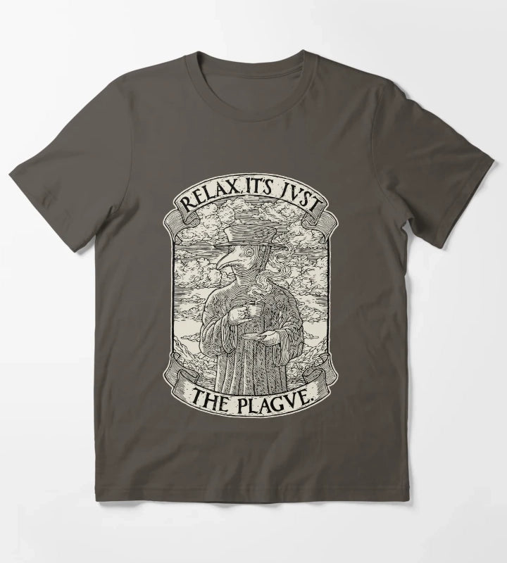 The Chillest Plague Doctor T-Shirt Dark Grey