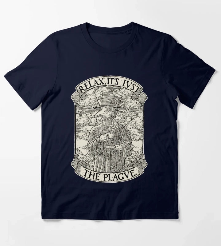 The Chillest Plague Doctor T-Shirt Navy