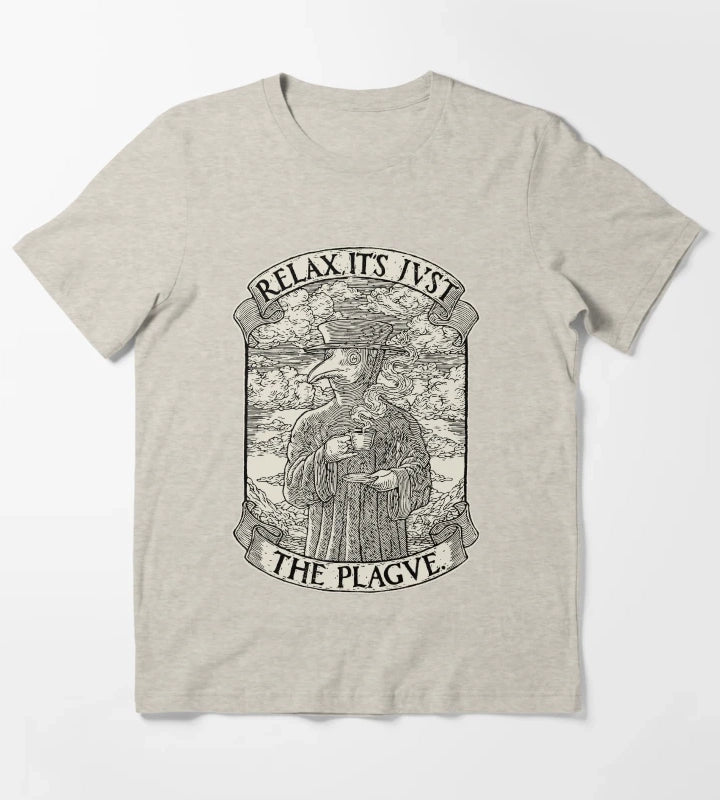 The Chillest Plague Doctor T-Shirt Cream
