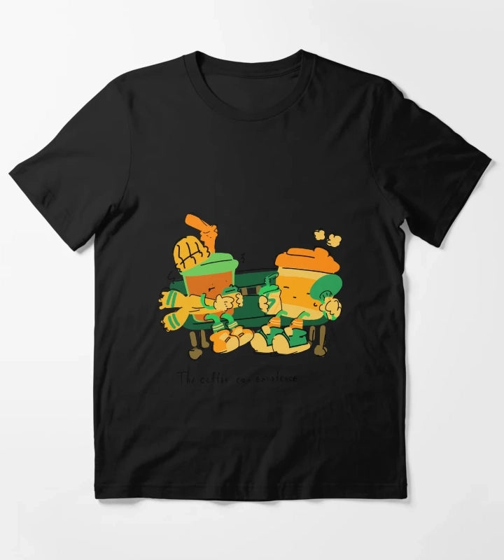 The Coffee Coexistence Cute Illustration T-Shirt