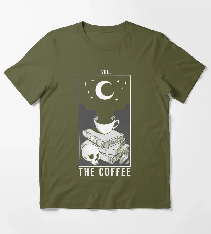 The Coffee T-Shirt Olive Green