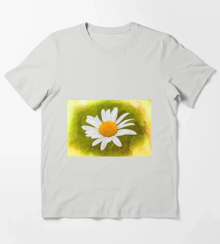 The Daisy Art T-Shirt Light Grey