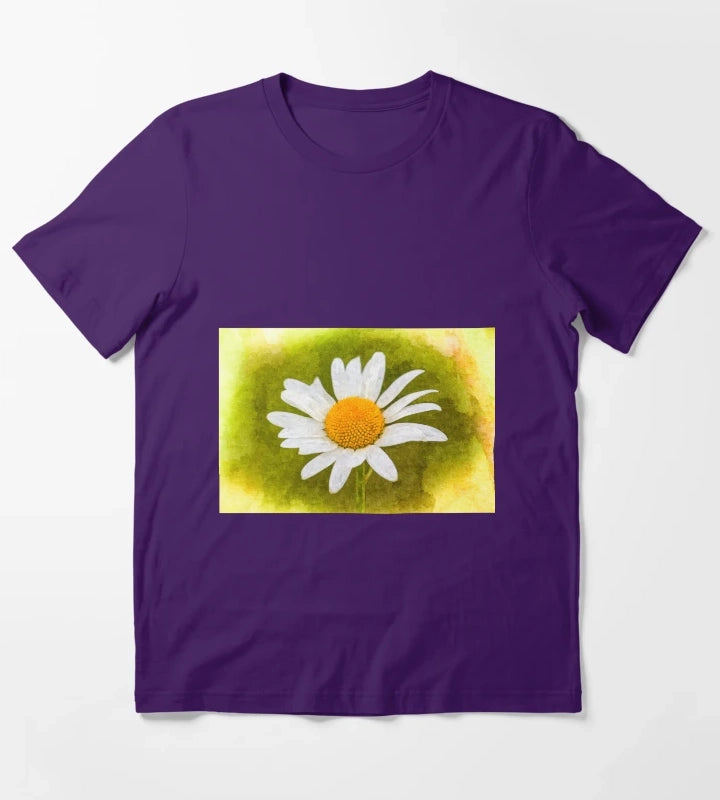The Daisy Art T-Shirt Purple