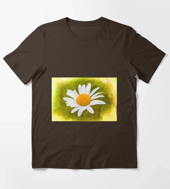 The Daisy Art T-Shirt Brown