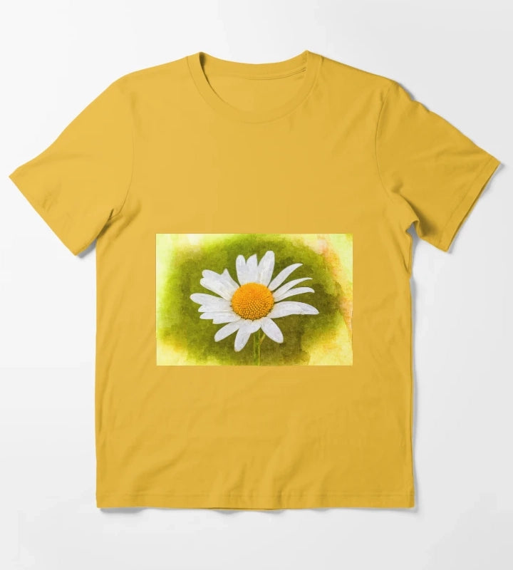 The Daisy Art T-Shirt Yellow