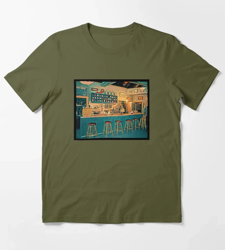 The Diner IV T-Shirt Olive Green