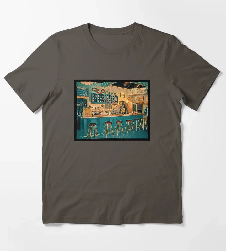 The Diner IV T-Shirt Dark Grey