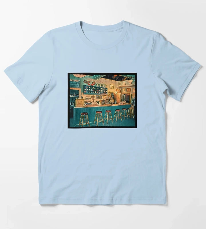 The Diner IV T-Shirt Sky Blue