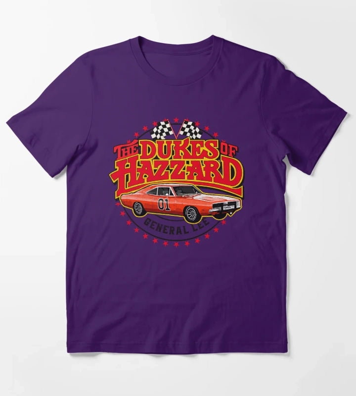 The Dukes of Hazzard General Lee T-Shirt Purple