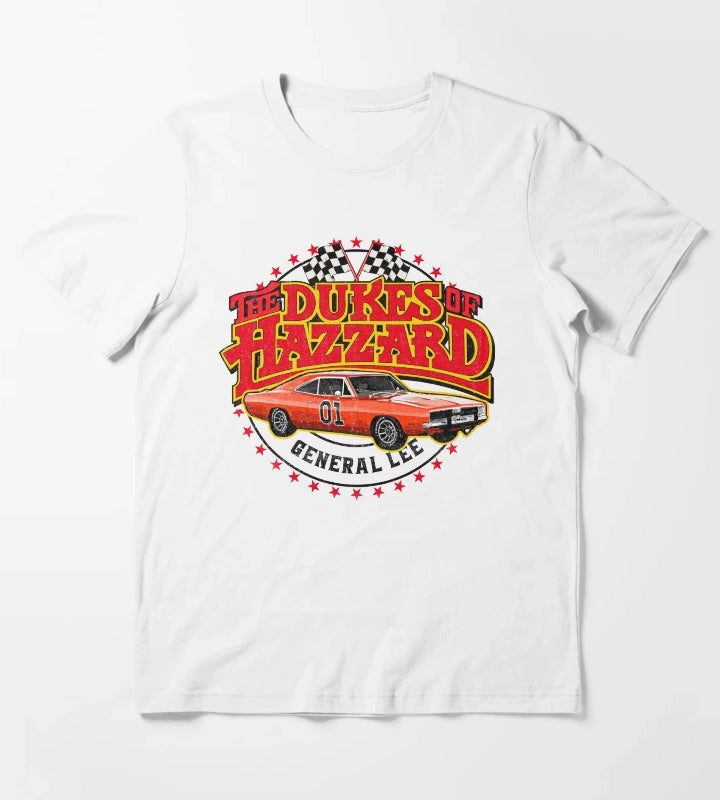 The Dukes of Hazzard General Lee T-Shirt White