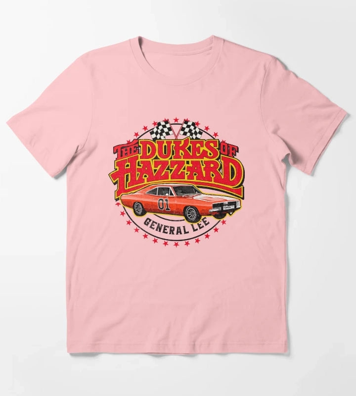 The Dukes of Hazzard General Lee T-Shirt Dark Grey