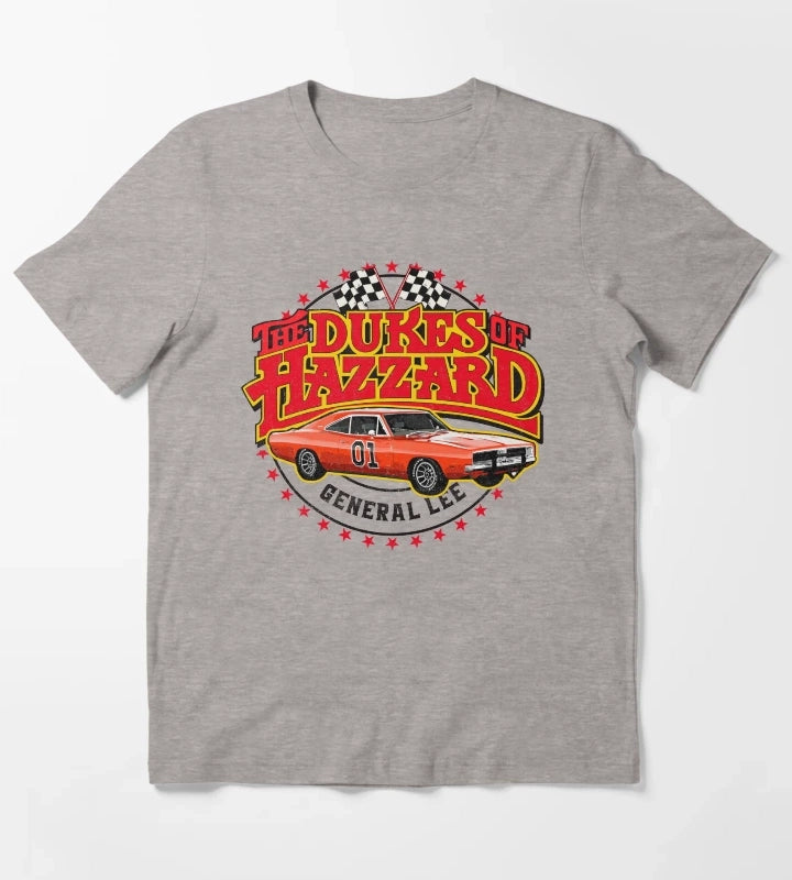 The Dukes of Hazzard General Lee T-Shirt Heather Grey