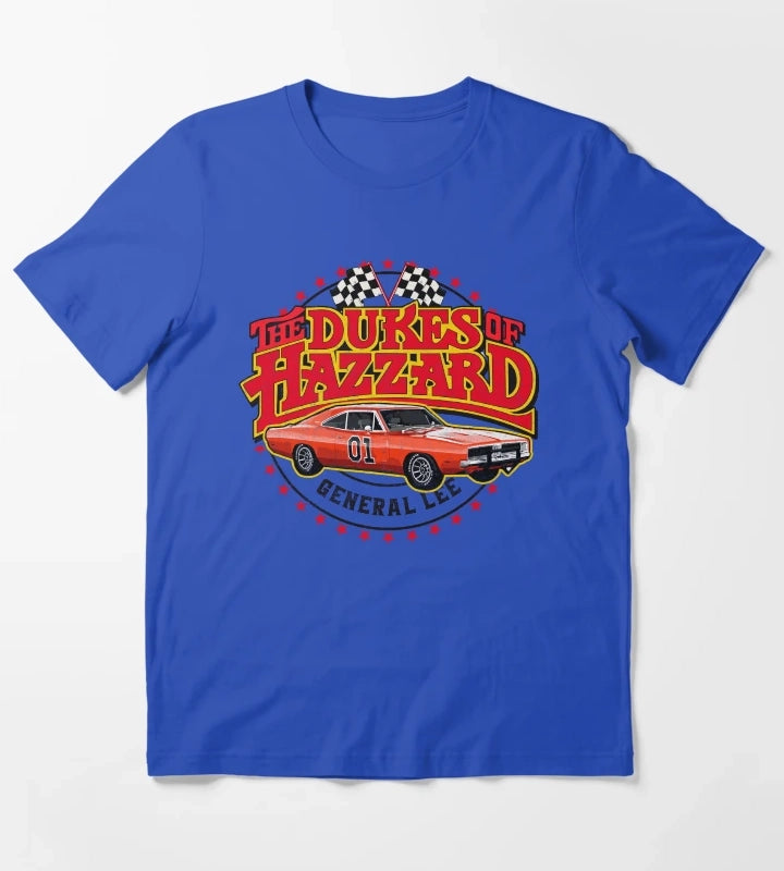 The Dukes of Hazzard General Lee T-Shirt Blue