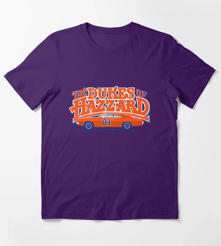 The Dukes of Hazzard General Lee The General T-Shirt Purple