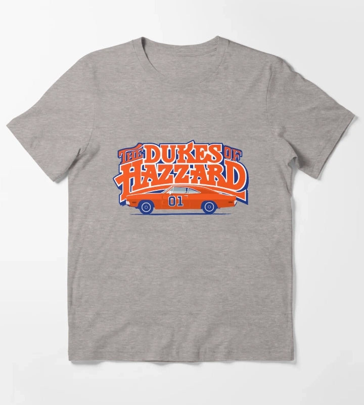 The Dukes of Hazzard General Lee The General T-Shirt Heather Grey