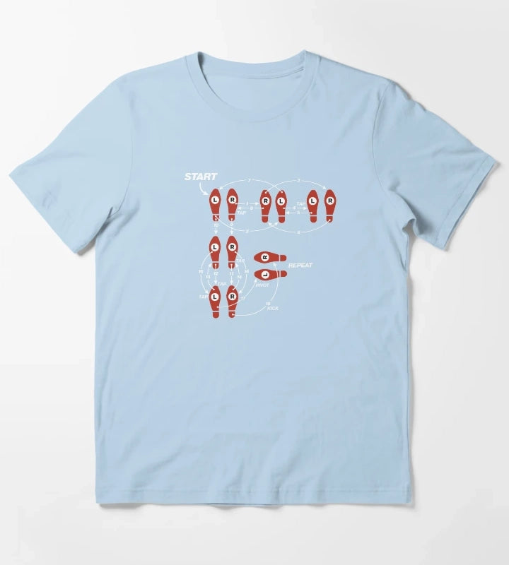 The Electric Slide T-Shirt Sky Blue