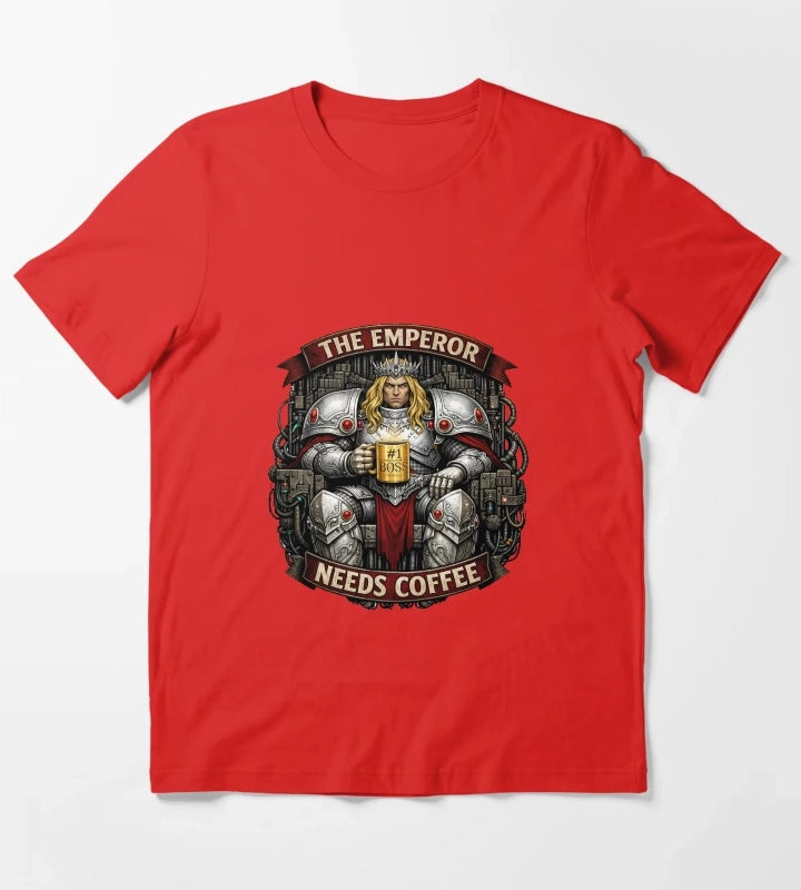 The Emperor Needs Coffee T-Shirt Red