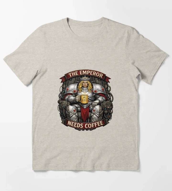 The Emperor Needs Coffee T-Shirt Cream