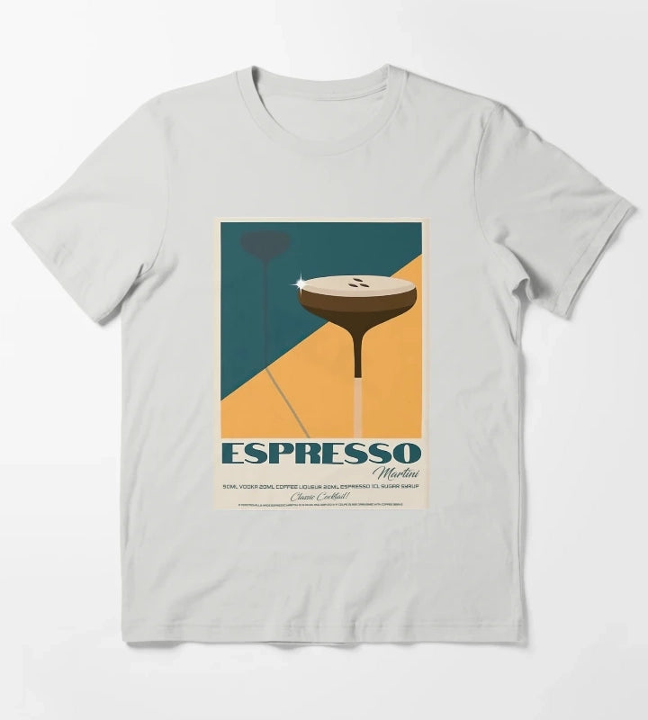The Espresso Martini T-Shirt Light Grey