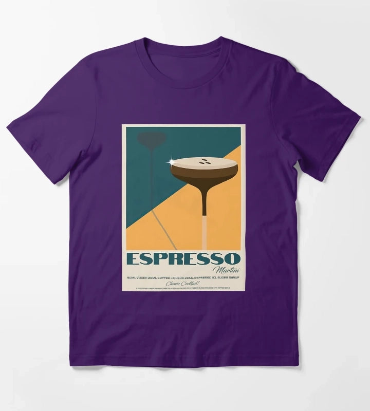 The Espresso Martini T-Shirt Purple