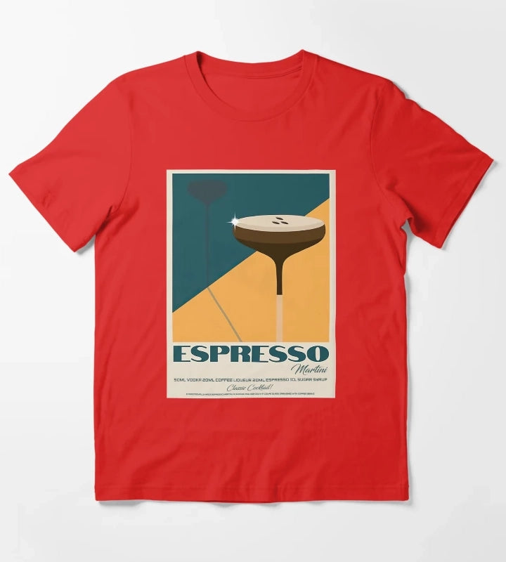 The Espresso Martini T-Shirt Red