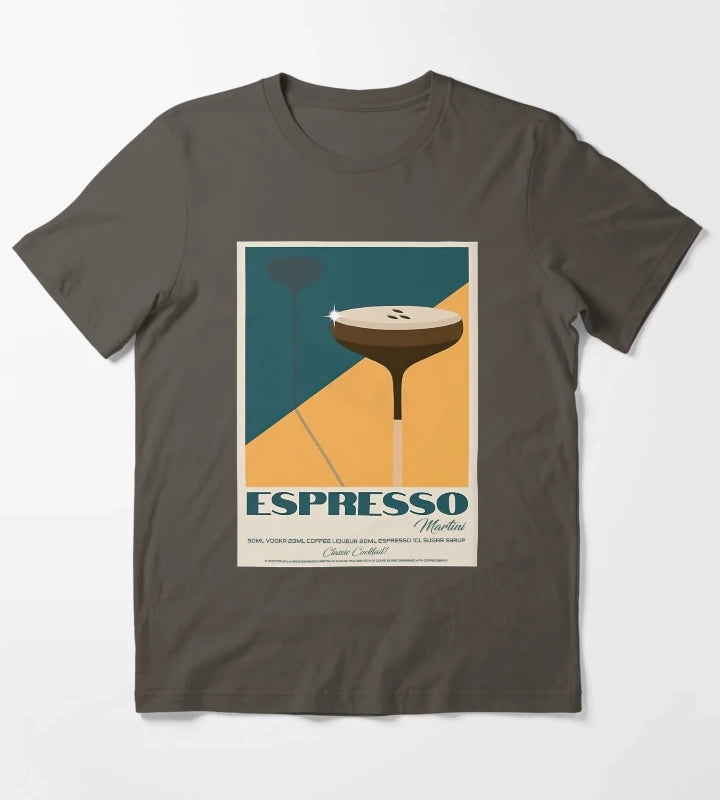 The Espresso Martini T-Shirt Dark Grey