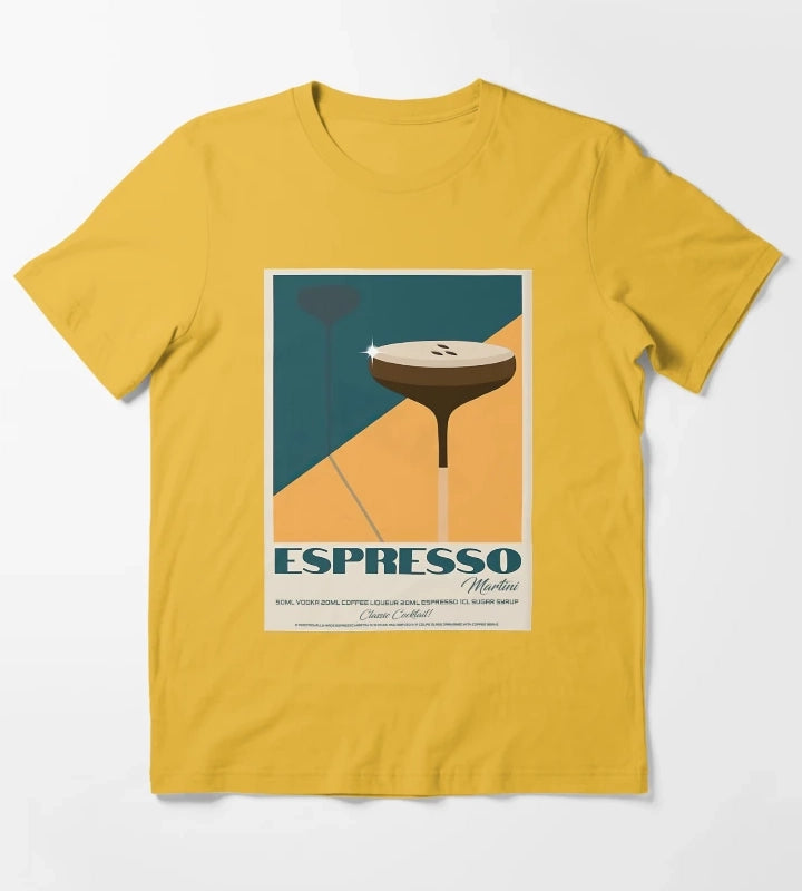 The Espresso Martini T-Shirt Yellow