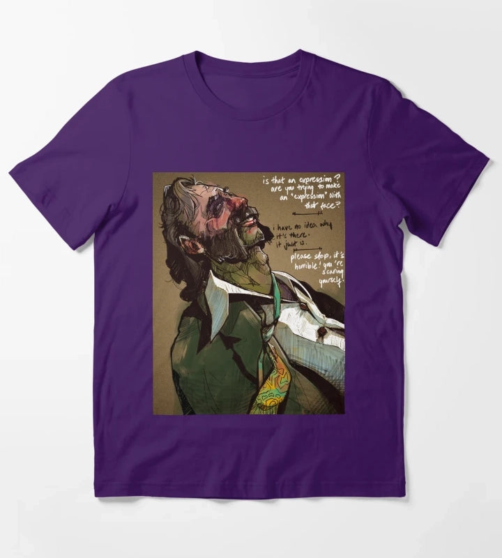 The Expression Disco Elysium T-Shirt Purple