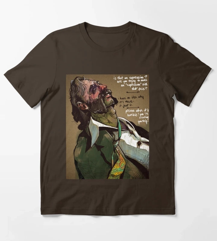The Expression Disco Elysium T-Shirt Brown