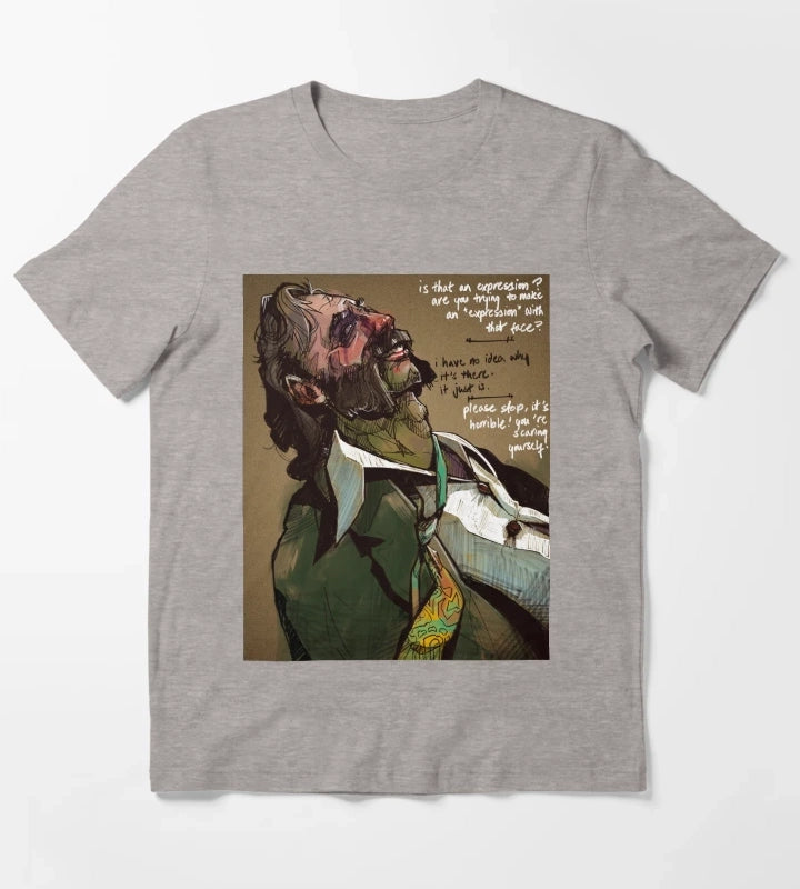 The Expression Disco Elysium T-Shirt Heather Grey