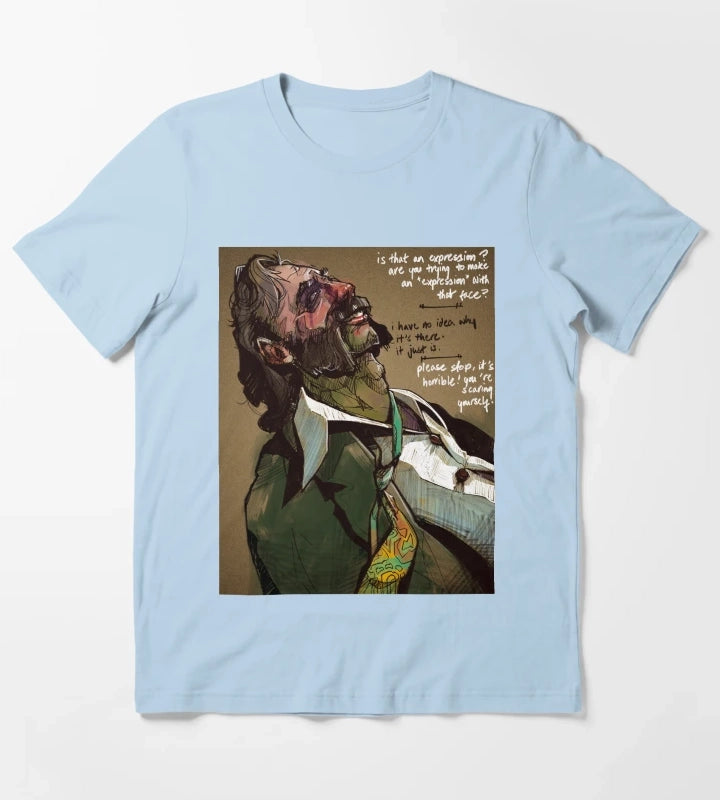 The Expression Disco Elysium T-Shirt Sky Blue
