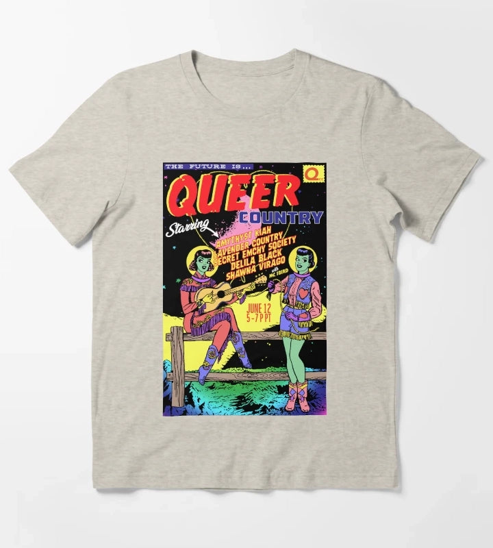 The Future is Queer Country Space Cowgirls Edition T-Shirt Cream