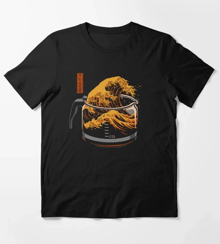 The Great Wave of Coffee T-Shirt
