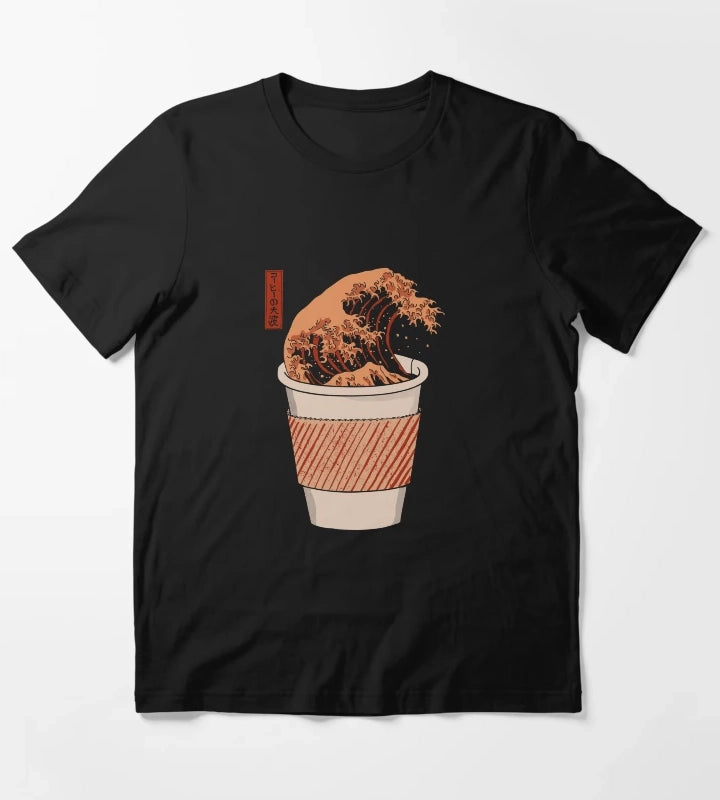 The Great Wave of Coffee to go T-Shirt