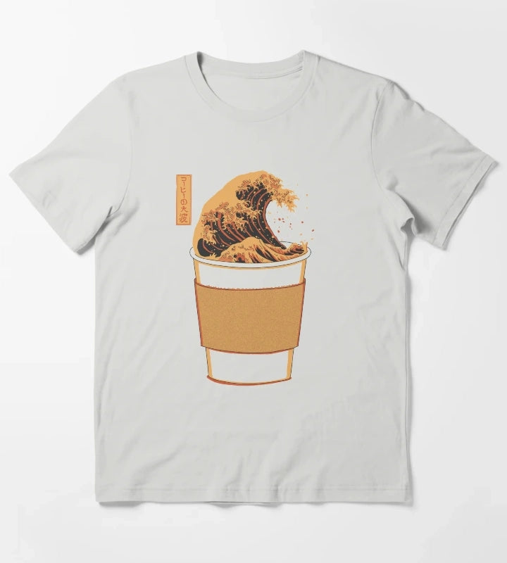 The Great Wave of Joe T-Shirt Light Grey