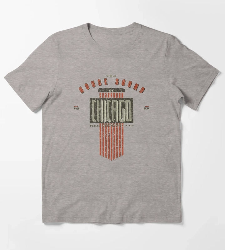 The House Sound Of Chicago 1986 T-Shirt Heather Grey