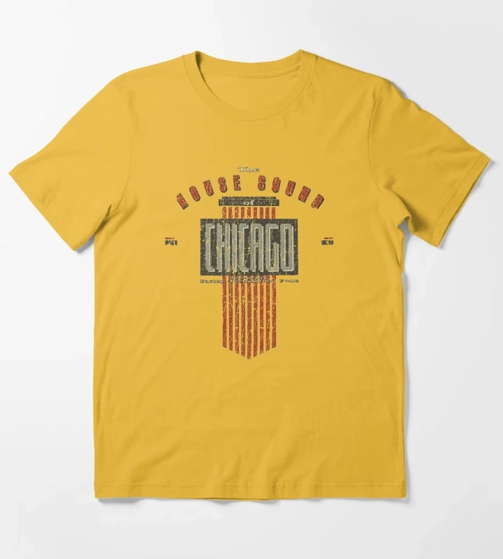 The House Sound Of Chicago 1986 T-Shirt Yellow