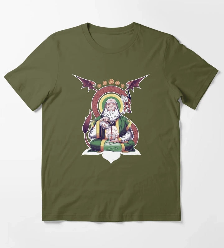 The Jasmine Dragon T-Shirt Olive Green