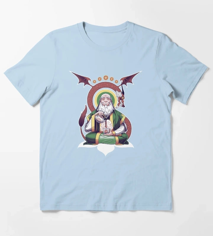 The Jasmine Dragon T-Shirt Sky Blue