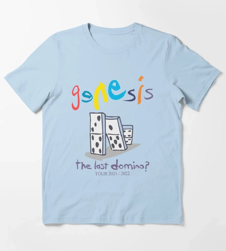The Last Domino Genesis 2021 2022 T-Shirt Sky Blue
