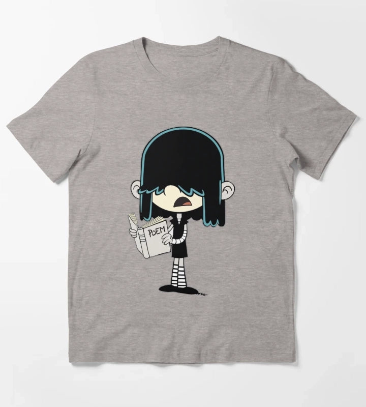 The Loud House Lucy Loud T-Shirt Heather Grey