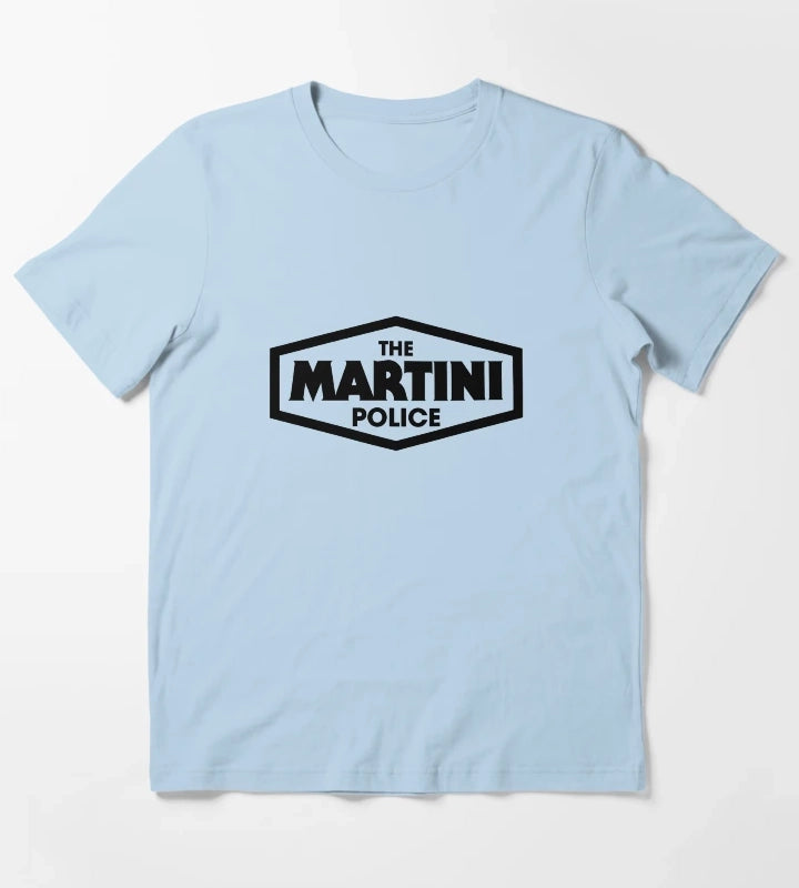 The Martini Police Arctic Monkeys T-Shirt Sky Blue