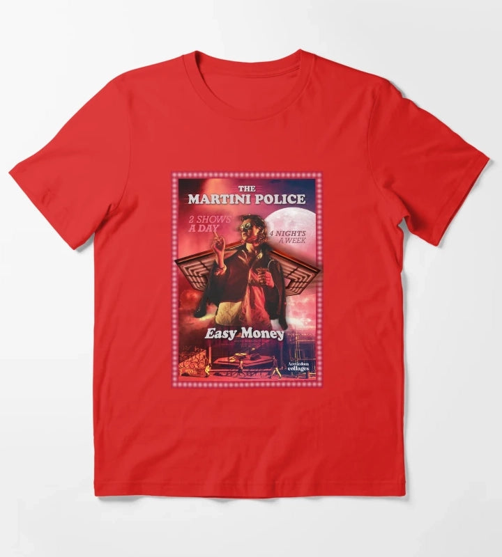 The Martini Police T-Shirt Red