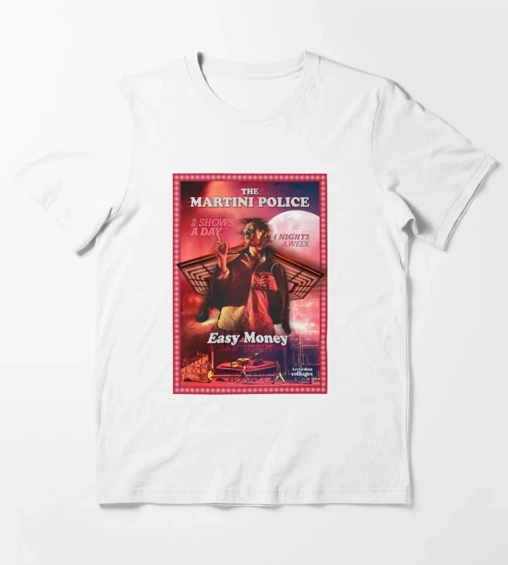 The Martini Police T-Shirt White