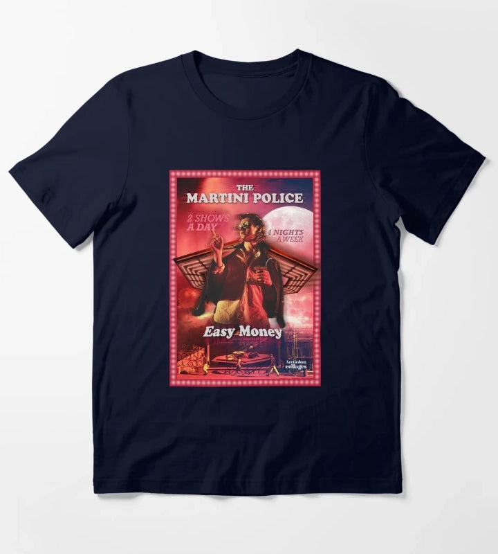 The Martini Police T-Shirt Navy