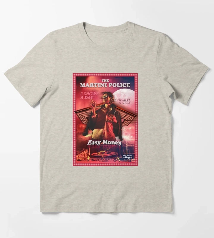 The Martini Police T-Shirt Cream