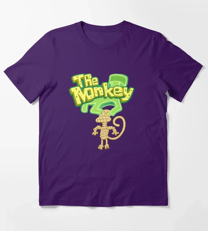 The Monkey SpongeBob Deep Cut T-Shirt Purple
