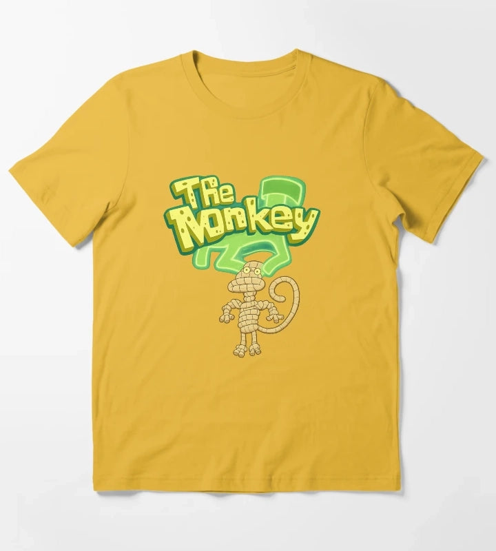 The Monkey SpongeBob Deep Cut T-Shirt Yellow