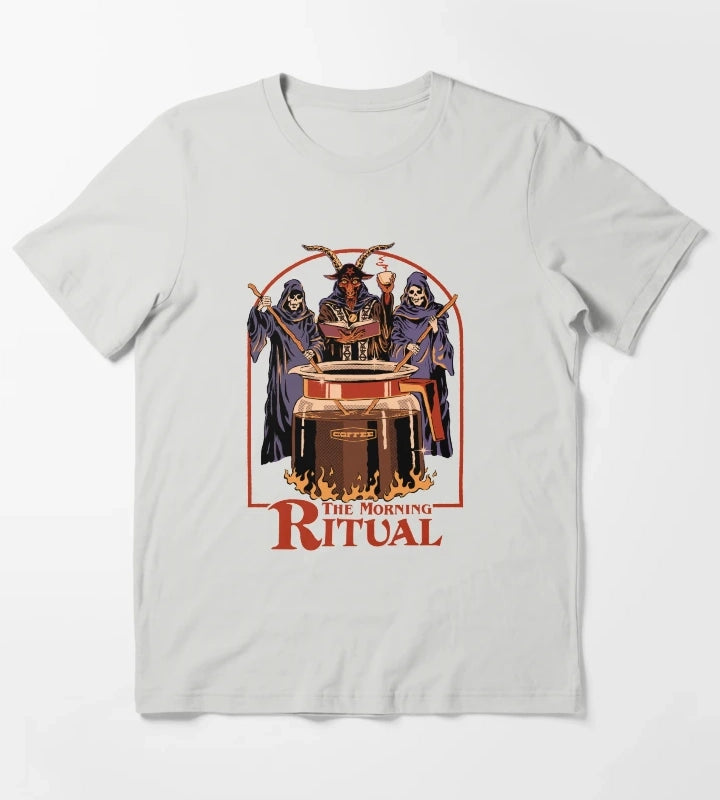 The Morning Ritual T-Shirt Light Grey
